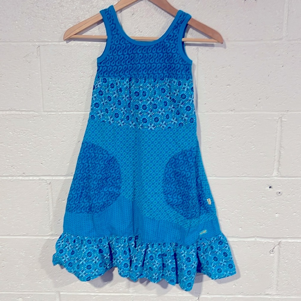 Naartjie Kids sundress, L (6y), blue, like new